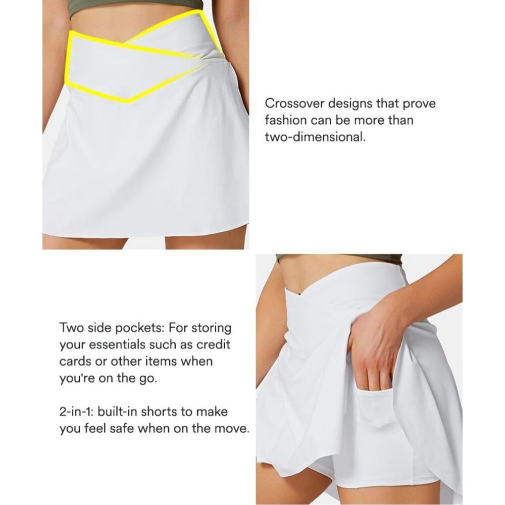 💕HALARA Women's Pink Skort - Picture 5 of 10